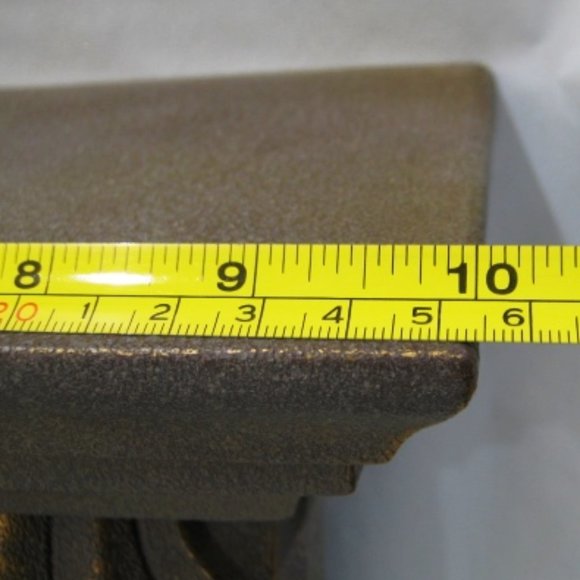 Corbel Wall Shelf #2 - Dark Tan and Gold - Plastic - Home Interiors Inc - Picture 10 of 12